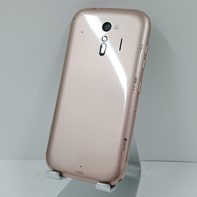 らくらくスマートフォン me F-01L ドコモ ゴールド 送料無料 即決 本体