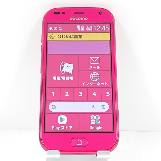 美品/SIMフリー らくらくスマートフォン me F-01L 本体 ピンク らくらくスマートフォン me F-01L ドコモ ピンク 送料無料 即決 本体