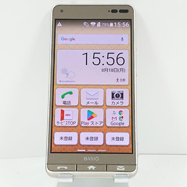 au 本体 BASIO 3 KYV43 32 GB 090F ゴールド BASIO3 KYV43 au ゴールド 送料無料 即決 本体 c13983 : アーク