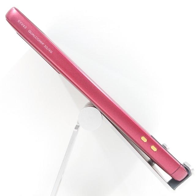 BASIO3 KYV43 au レッド 送料無料 即決 本体 c13988 : アーク