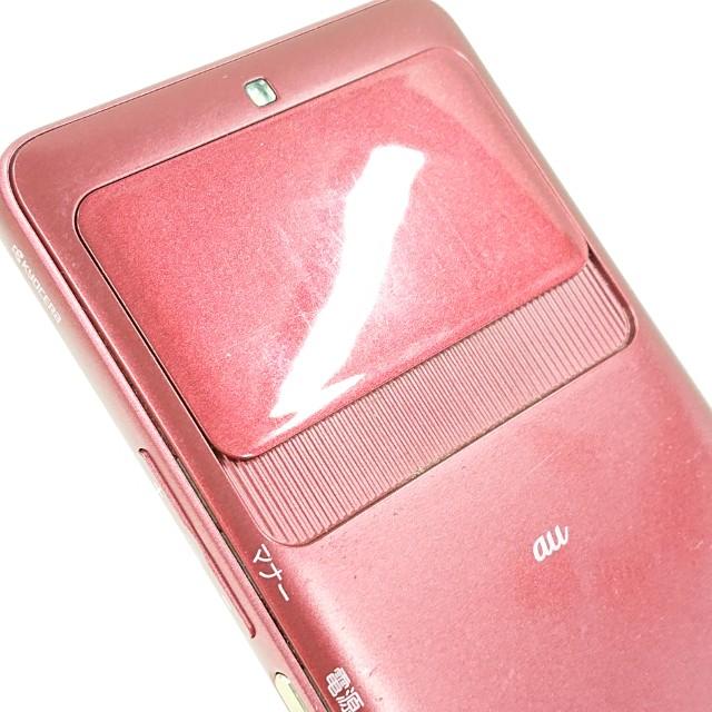 BASIO3 KYV43 au レッド 送料無料 即決 本体 c13988 : アーク