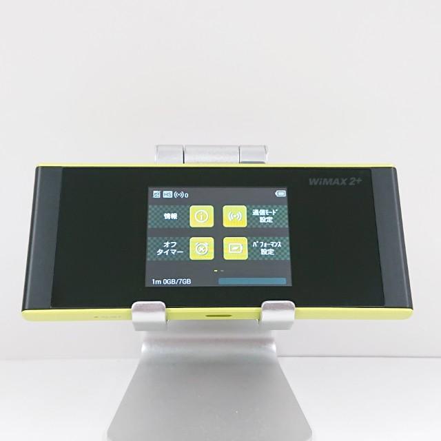 Speed Wi-Fi NEXT W05 HWD36 au ブラック×ライム 送料無料 即決 本体 