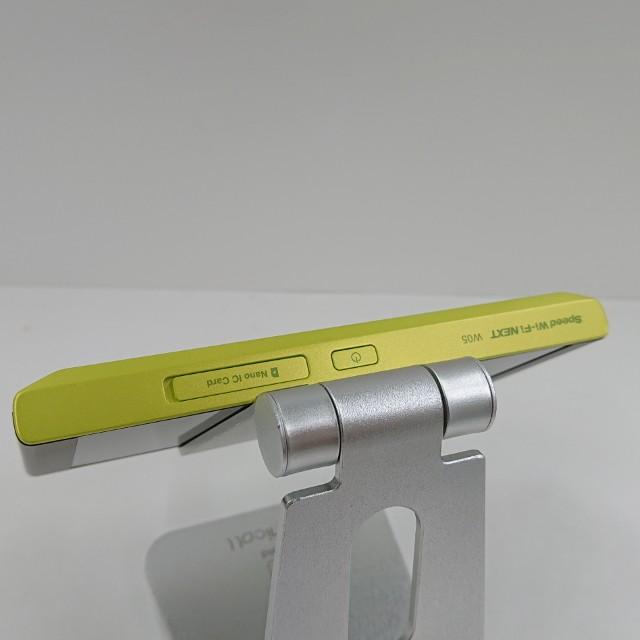 Speed Wi-Fi NEXT W05 HWD36 au ブラック×ライム 送料無料 即決 本体