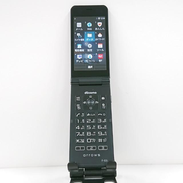 arrows ケータイ F-03L ドコモ ブラック 送料無料 即決 本体 c14351