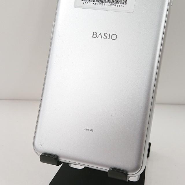 BASIO SHG09スマートフォン 本体のみ　シルバー BASIO active SHG09 au シルバー 送料無料 即決 本体 c14358 : アーク