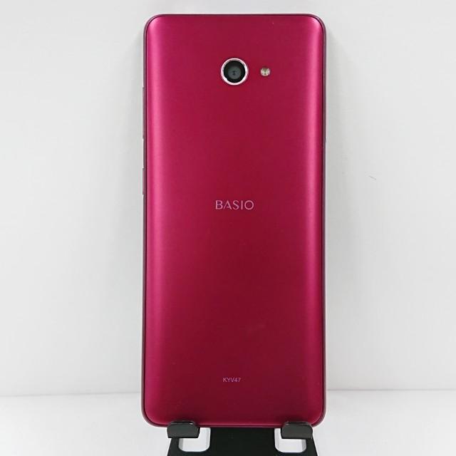 JA76 BASIO4 KYV47-u ワインレッド スマホ本体 au ムスビー｜【SIMフリー】BASIO 4 KYV47 ワインレッド 利用制限〇