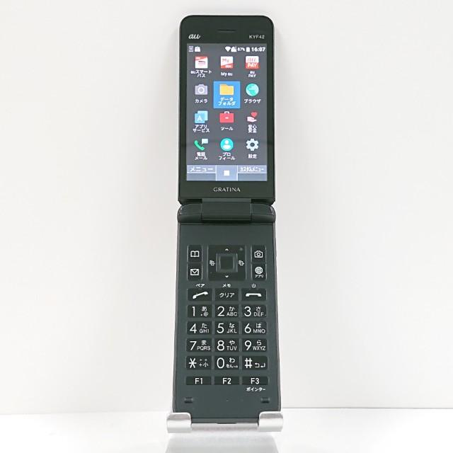 GRATINA KYF42 au ブラック 送料無料 即決 本体 c14441 : アーク