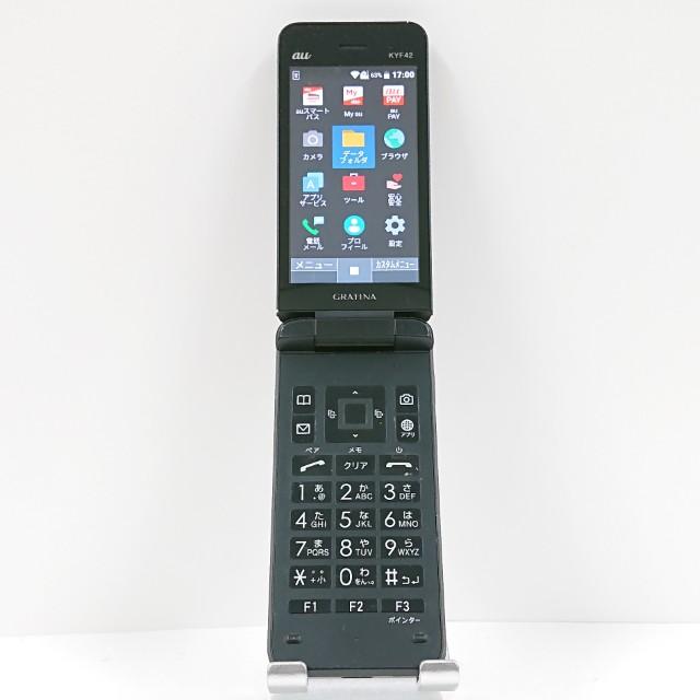 GRATINA KYF42 ブラック GRATINA KYF42 au ブラック 送料無料 即決 本体 c14451 : アーク