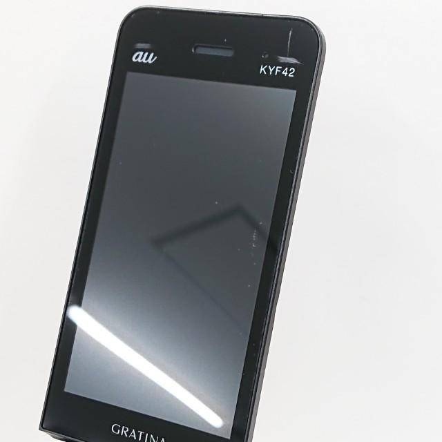 GRATINA KYF42 au ブラック 送料無料 即決 本体 c14457 : アーク
