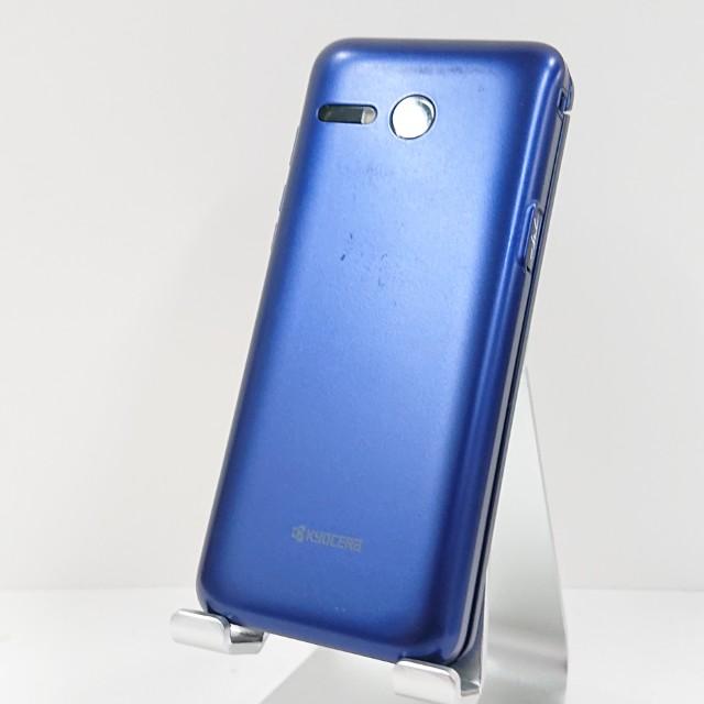 かんたんケータイ KYF41 au ロイヤルブルー 送料無料 即決 本体 c14476