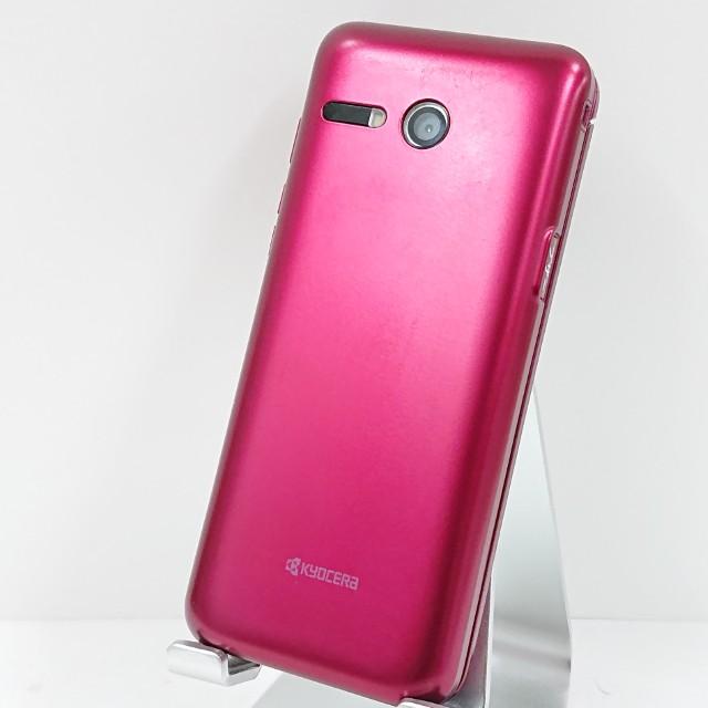 かんたんケータイ KYF41 au ワインレッド 送料無料 即決 本体 c14481