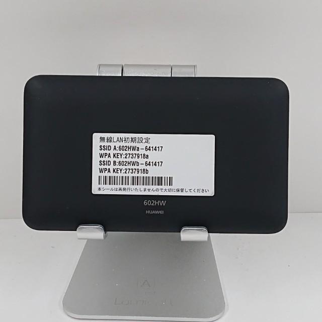 Pocket WiFi 602HW SoftBank ブラック 送料無料 即決 本体 c14508