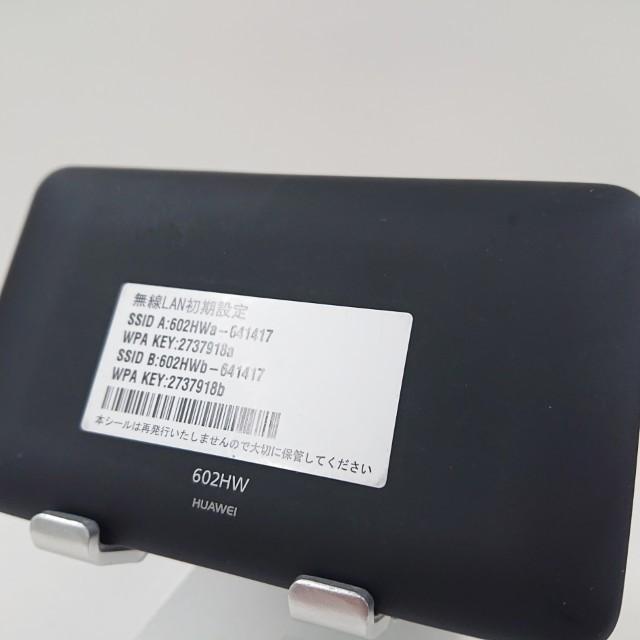 Pocket WiFi 602HW SoftBank ブラック 送料無料 即決 本体 c14508