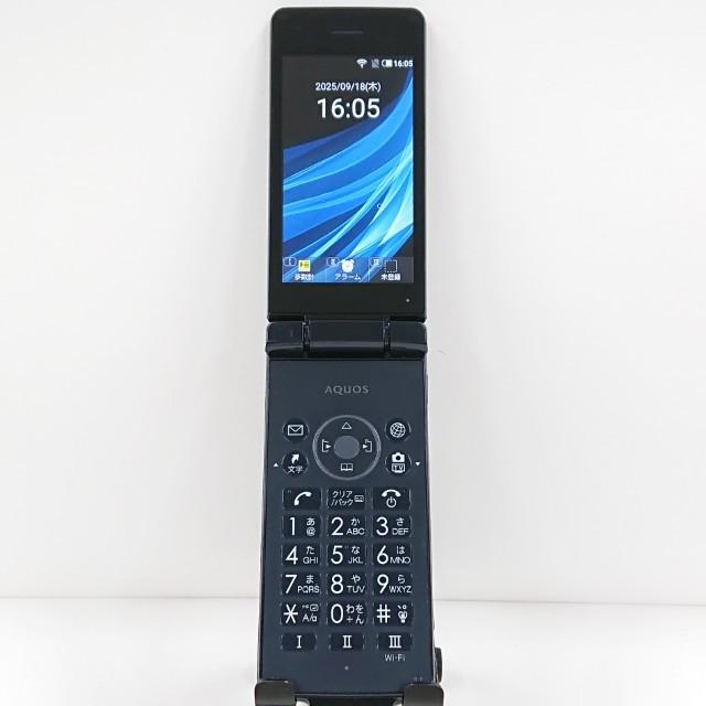 【美品】SHARP AQUOSケータイ NP805SH ブラック ガラホ AQUOS ケータイ3 NP805SH SoftBank ブラック 送料無料 即決 本体