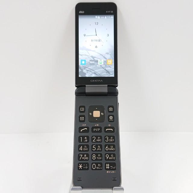 GRATINA カメラレスモデル KYF39 au スミ 送料無料 即決 本体 c14590
