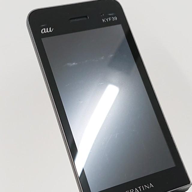 GRATINA カメラレスモデル KYF39 au スミ 送料無料 即決 本体 c14590