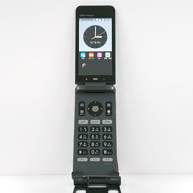 GRATINA 4G カメラレスモデル KYF31 au ブラック 送料無料 即決 本体
