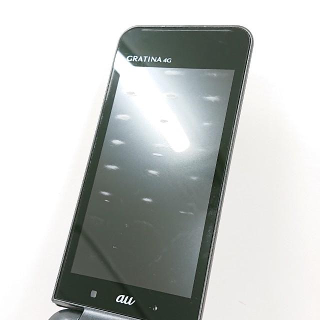 GRATINA 4G カメラレスモデル KYF31 au ブラック 送料無料 即決 本体