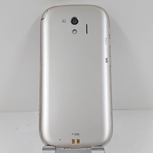 らくらくスマートフォン me F-03K ドコモ ゴールド 送料無料 即決 本体