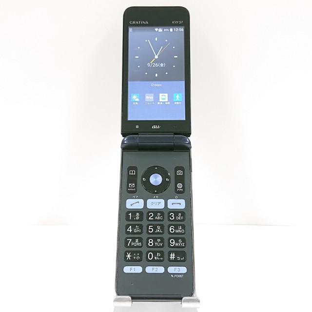 GRATINA KYF37 au ネイビーブラック 送料無料 即決 本体 c14780