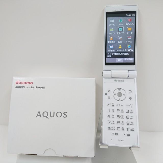 AQUOS ケータイ SH-06G ドコモ ホワイト 送料無料 即決 本体 c15015