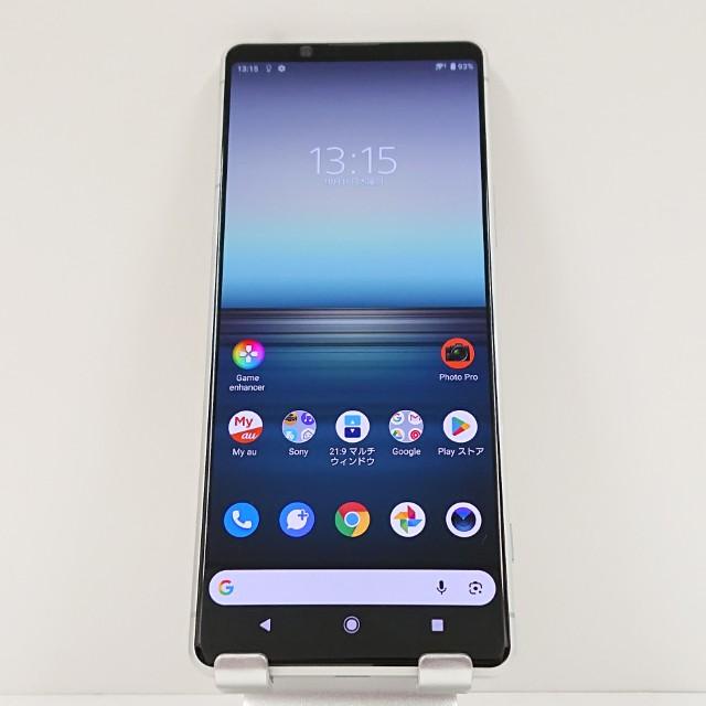 XPERIA 1 II SOG01　au版　ホワイト Xperia 1 II SOG01 au ホワイト 送料無料 即決 本体 c15078 : アーク