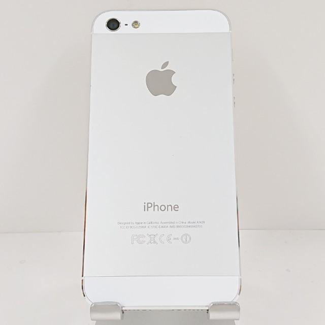 iPhone5 16GB au ホワイト&シルバー 送料無料 即決 本体 c15219
