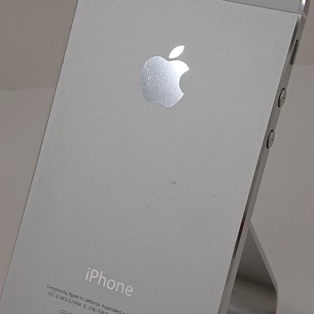 iPhone5 16GB au ホワイト&シルバー 送料無料 即決 本体 c15219