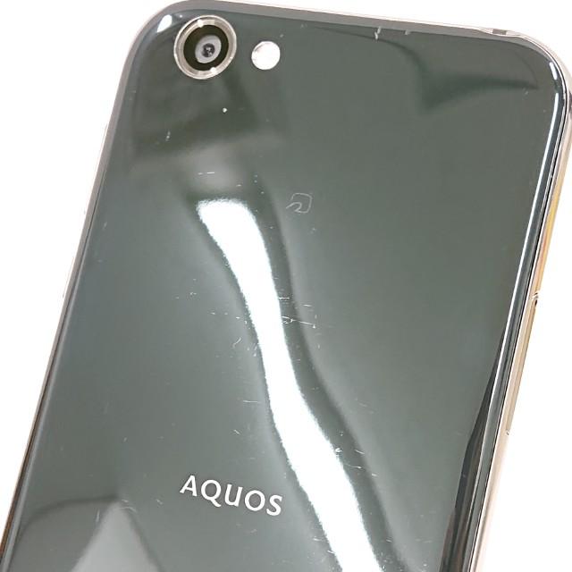 AQUOS R SHV39 au マーキュリーブラック 送料無料 即決 本体 c15607
