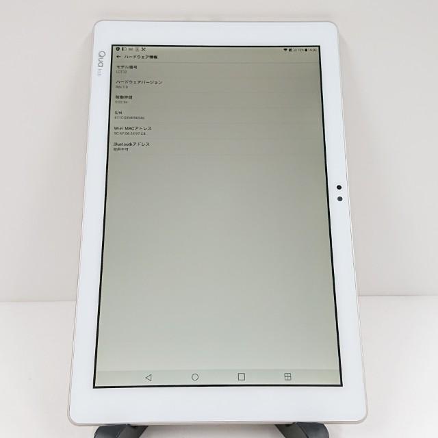 Qua tab PZ LGT32 au ホワイト 送料無料 即決 本体 c15658 : アーク