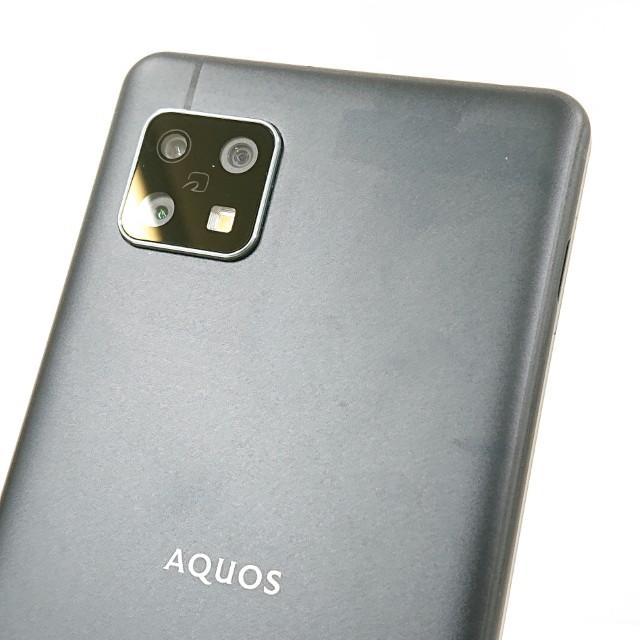 AQUOS sense5G SHG03 au ブラック 送料無料 即決 本体 c15686 : アーク
