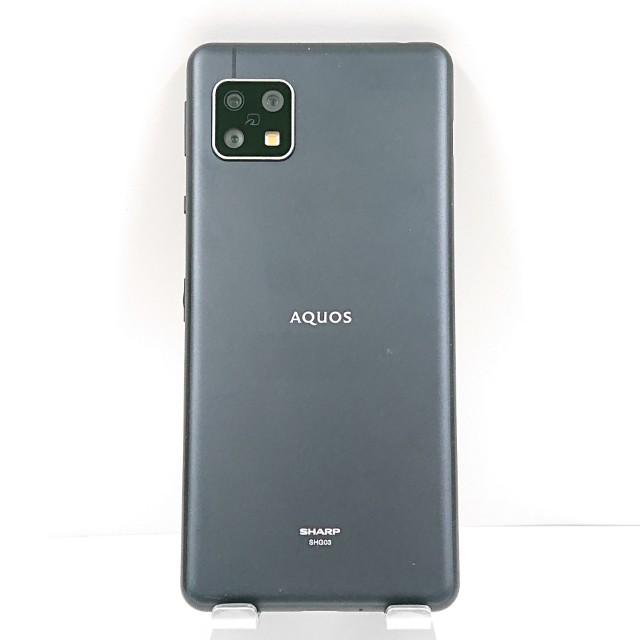 AQUOS sense5G SHG03 au ブラック 送料無料 即決 本体 c15695 : アーク