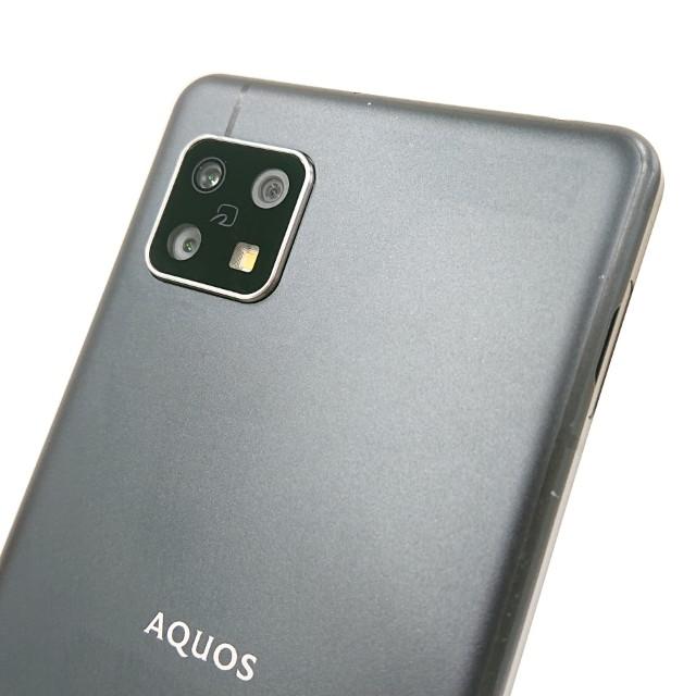 AQUOS sense5G SHG03 au ブラック 送料無料 即決 本体 c15695 : アーク