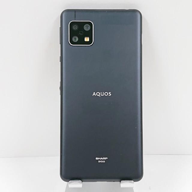 AQUOS sense5G SHG03 au ブラック 送料無料 即決 本体 c15704 : アーク