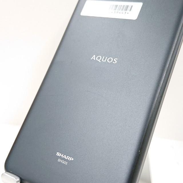 AQUOS sense5G SHG03 au ブラック 送料無料 即決 本体 c15711 : アーク