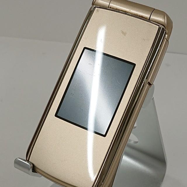 らくらくホン7 F-09B ドコモ ゴールド 送料無料 即決 本体 c15761