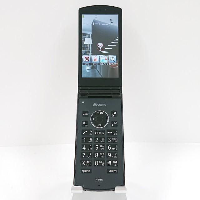 ドコモ ケータイ N-01G ドコモ ブラック 送料無料 即決 本体 c15768