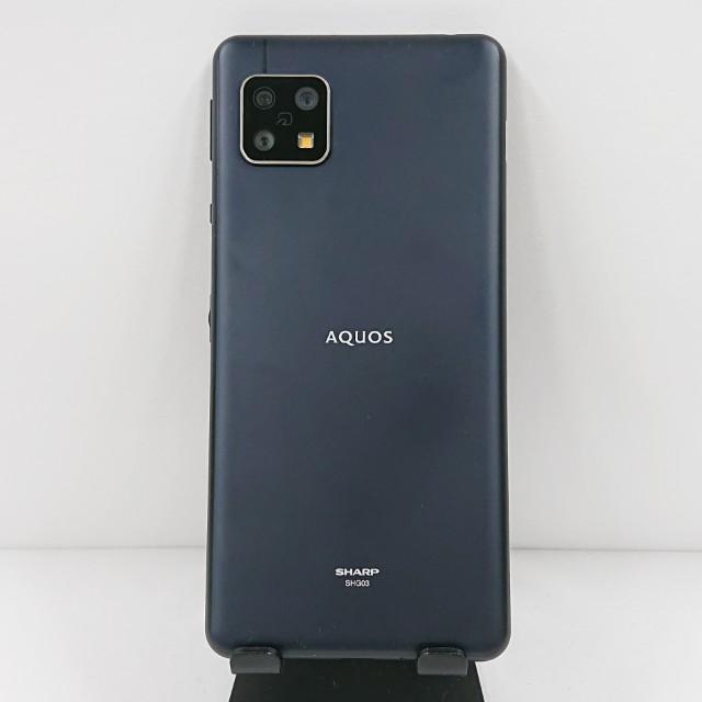 AQUOS sense5G SHG03 au ブラック 送料無料 即決 本体 c15805 : アーク