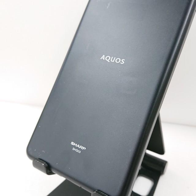 AQUOS sense5G SHG03 au ブラック 送料無料 即決 本体 c15806 : アーク