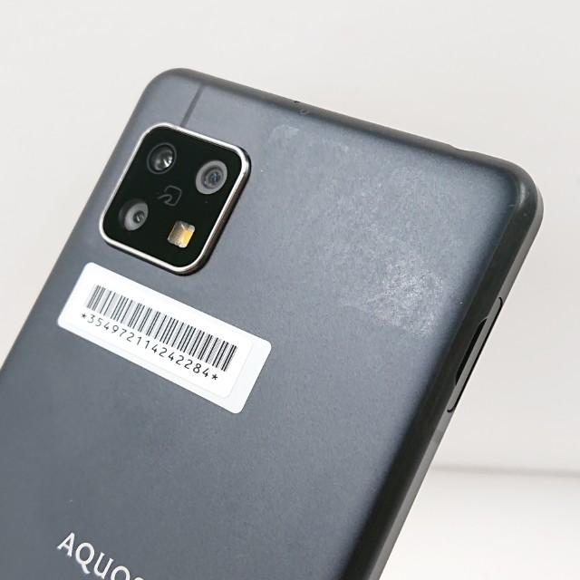 AQUOS sense5G SHG03 au ブラック 送料無料 即決 本体 c15808 : アーク