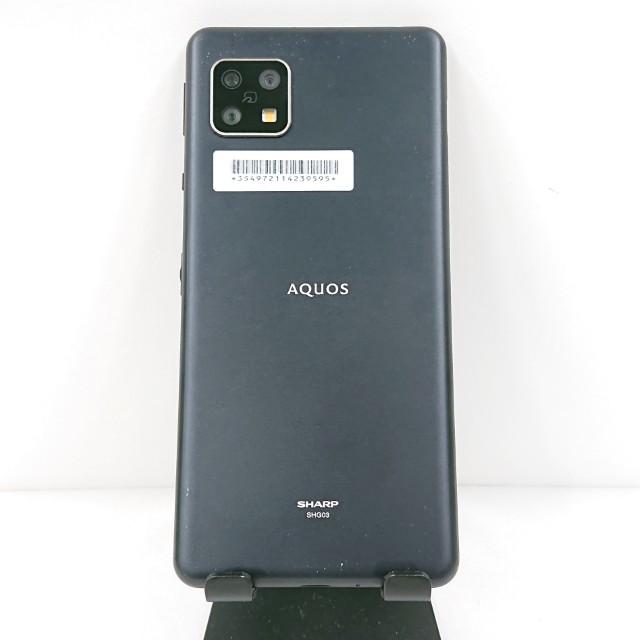 AQUOS sense5G SHG03 au ブラック 送料無料 即決 本体 c15822 : アーク