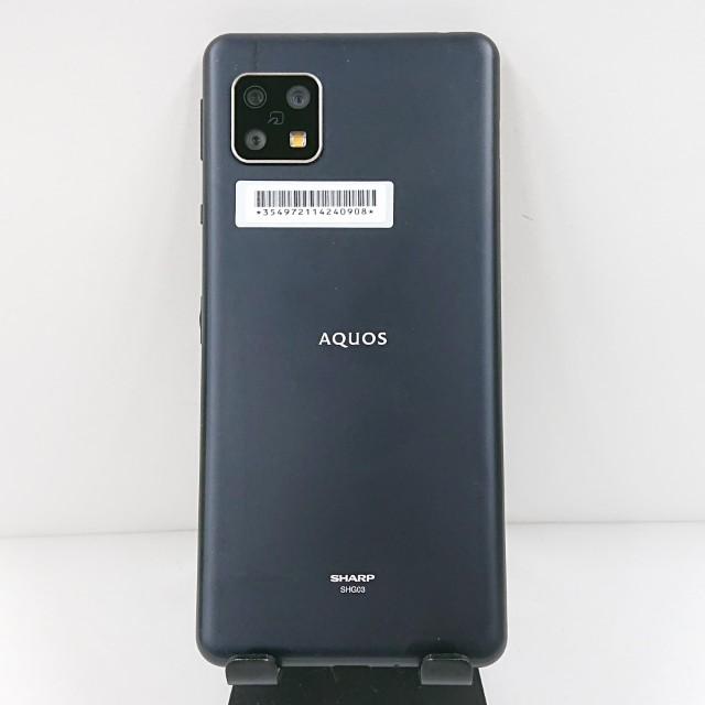 AQUOS sense5G SHG03 ブラック 本体 AQUOS sense5G SHG03 au ブラック 送料無料 即決 本体 c15828 : アーク