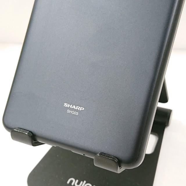 AQUOS sense5G SHG03 au ブラック 送料無料 即決 本体 c15828 : アーク