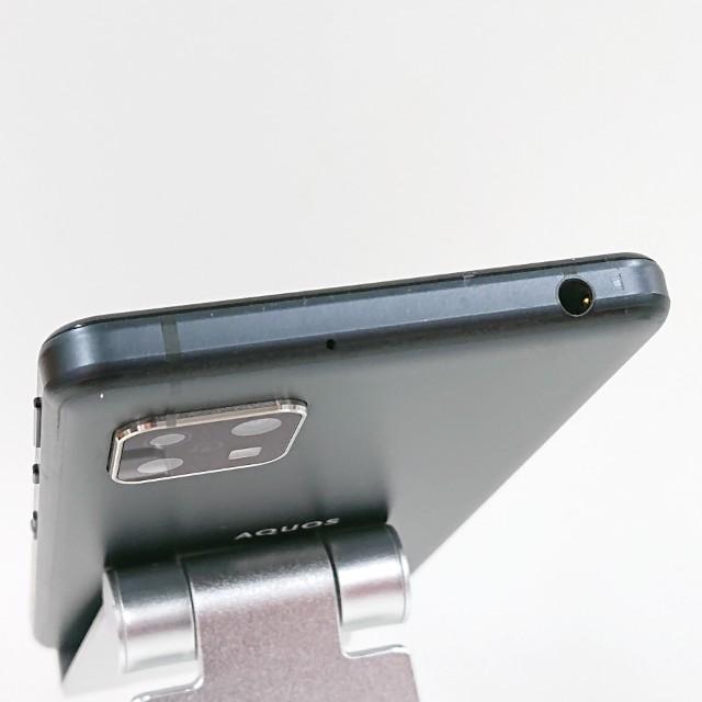 AQUOS sense5G SHG03 au ブラック 送料無料 即決 本体 c15895 : アーク