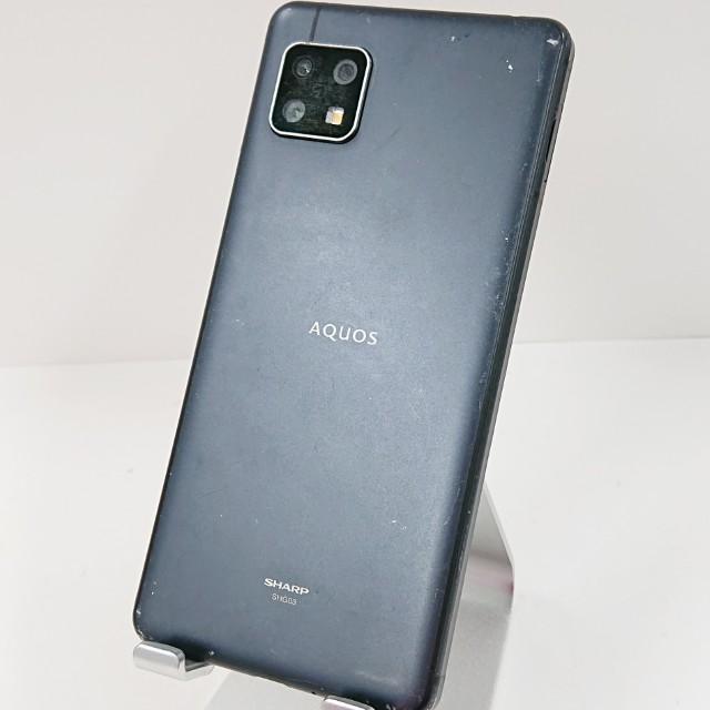 AQUOS sense5G SHG03 au ブラック 送料無料 即決 本体 c15896 : アーク