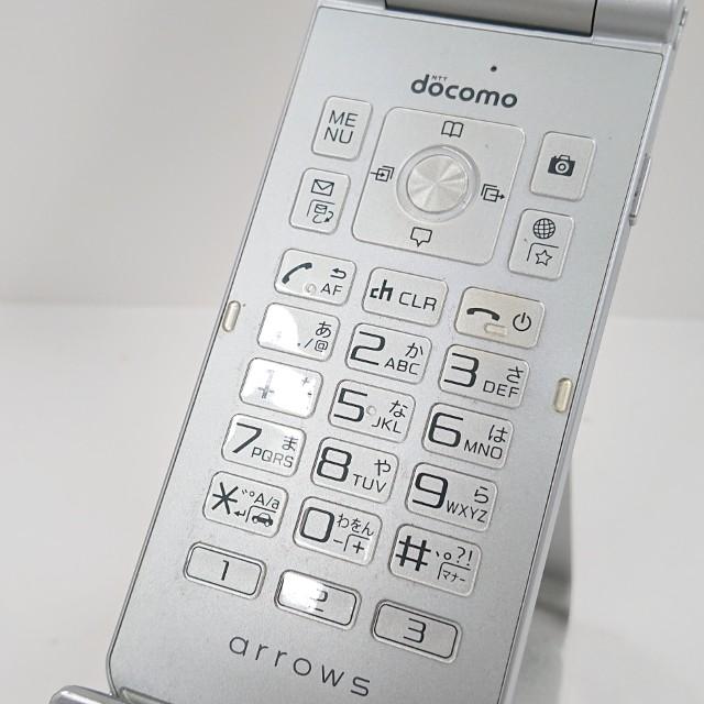 arrows ケータイ F-03L ドコモ シルバー 送料無料 即決 本体 c16027