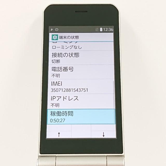 arrows ケータイ ベーシック F-41C ドコモ ゴールド 送料無料 即決