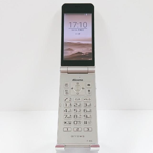 docomo arrows F-41C ゴールド 美品 arrows ケータイ ベーシック F-41C ドコモ ゴールド 送料無料 即決