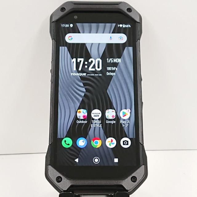 TORQUE 5G KYG01 au ブラック 送料無料 即決 本体 c16143 : アーク
