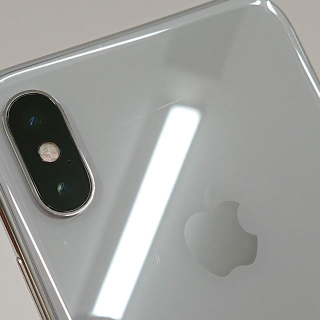 iPhoneX 256GB ドコモ シルバー 送料無料 即決 本体 c16603 : アーク